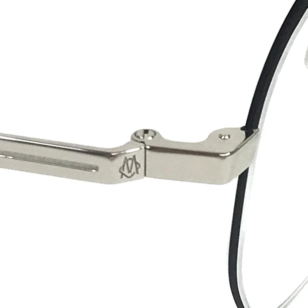 Rimowa Eyeglasses Frames RW50011U 002 Black Silver Large Full Rim 56-13-150